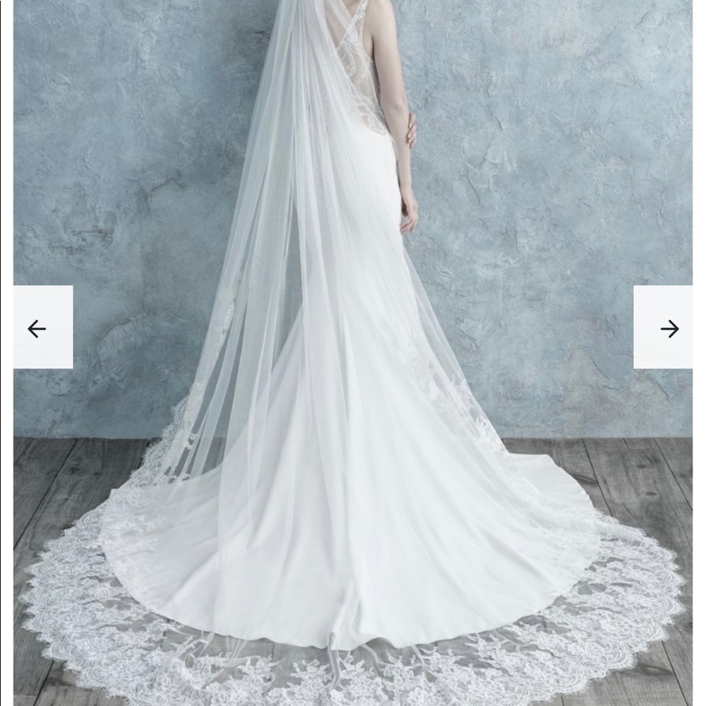 Beautiful Allure Bridal Lace Veil!!! The photos do not do it justice!!!